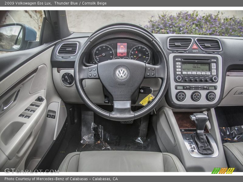 Thunder Blue / Cornsilk Beige 2009 Volkswagen Eos Lux