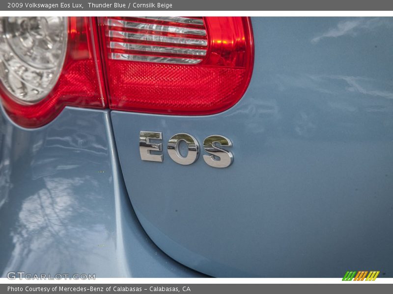 Thunder Blue / Cornsilk Beige 2009 Volkswagen Eos Lux