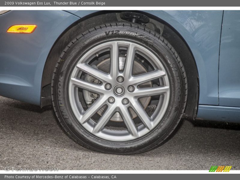 Thunder Blue / Cornsilk Beige 2009 Volkswagen Eos Lux