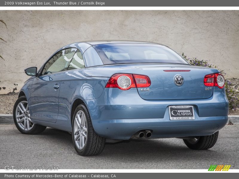 Thunder Blue / Cornsilk Beige 2009 Volkswagen Eos Lux