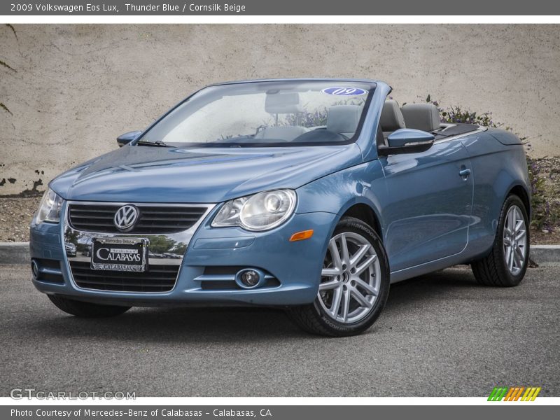 Thunder Blue / Cornsilk Beige 2009 Volkswagen Eos Lux