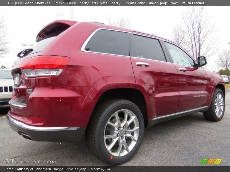  2014 Grand Cherokee Summit Deep Cherry Red Crystal Pearl