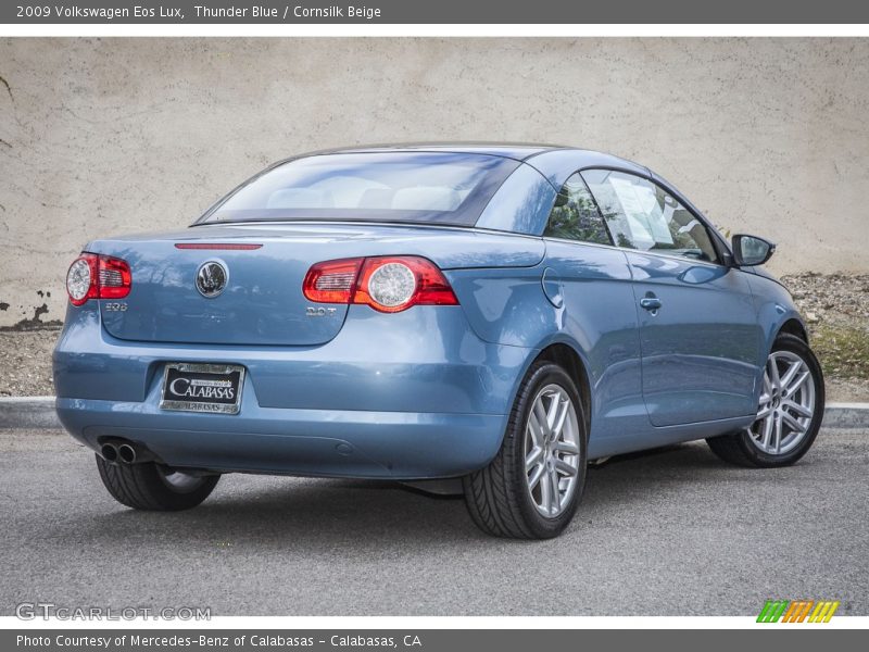 Thunder Blue / Cornsilk Beige 2009 Volkswagen Eos Lux