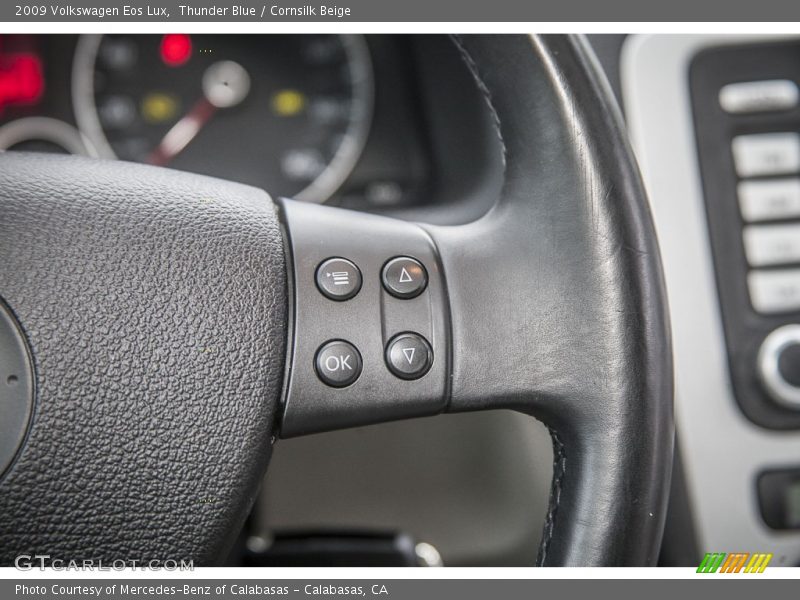 Thunder Blue / Cornsilk Beige 2009 Volkswagen Eos Lux
