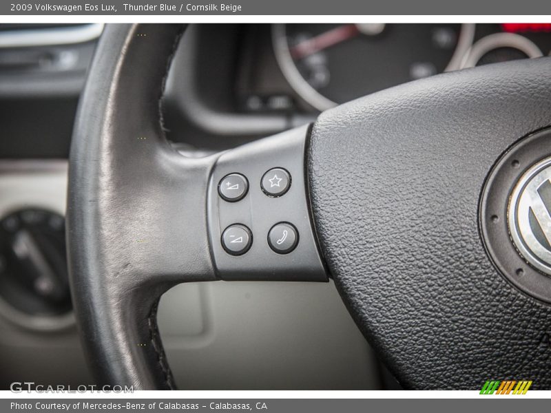 Thunder Blue / Cornsilk Beige 2009 Volkswagen Eos Lux