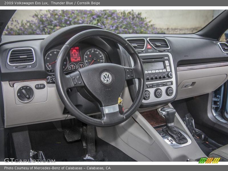 Thunder Blue / Cornsilk Beige 2009 Volkswagen Eos Lux