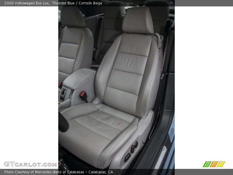 Thunder Blue / Cornsilk Beige 2009 Volkswagen Eos Lux