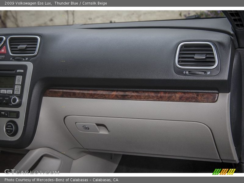 Thunder Blue / Cornsilk Beige 2009 Volkswagen Eos Lux