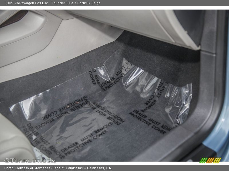 Thunder Blue / Cornsilk Beige 2009 Volkswagen Eos Lux