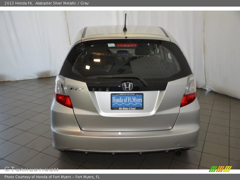 Alabaster Silver Metallic / Gray 2013 Honda Fit