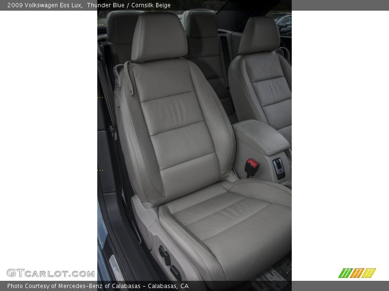 Thunder Blue / Cornsilk Beige 2009 Volkswagen Eos Lux