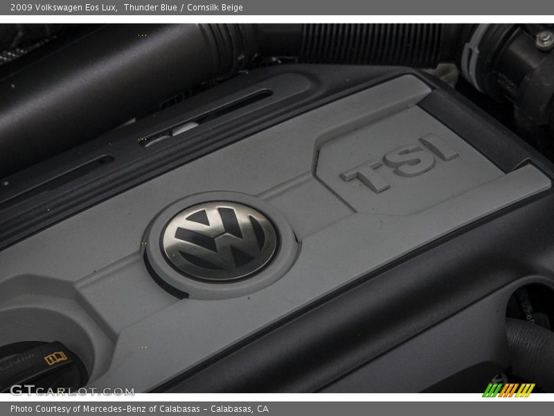 Thunder Blue / Cornsilk Beige 2009 Volkswagen Eos Lux