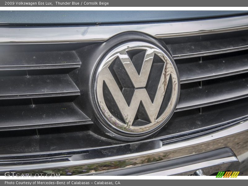 Thunder Blue / Cornsilk Beige 2009 Volkswagen Eos Lux