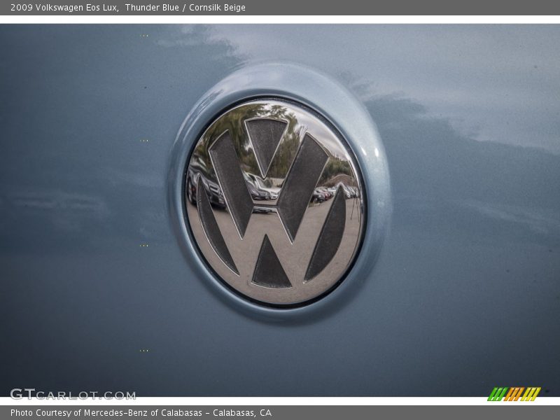 Thunder Blue / Cornsilk Beige 2009 Volkswagen Eos Lux