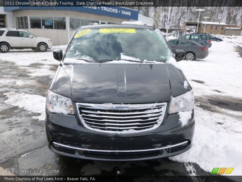 Dark Charcoal Pearl / Black/Light Graystone 2011 Chrysler Town & Country Touring