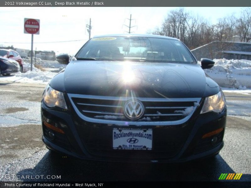 Deep Black Metallic / Black 2012 Volkswagen CC Lux