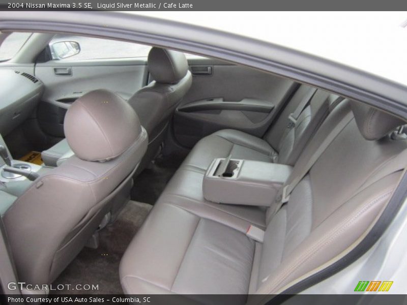 Liquid Silver Metallic / Cafe Latte 2004 Nissan Maxima 3.5 SE