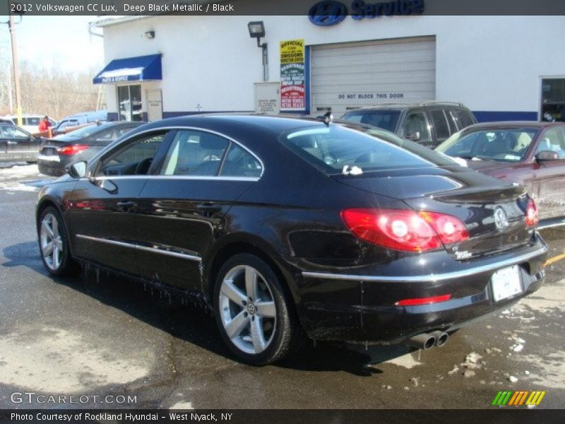 Deep Black Metallic / Black 2012 Volkswagen CC Lux