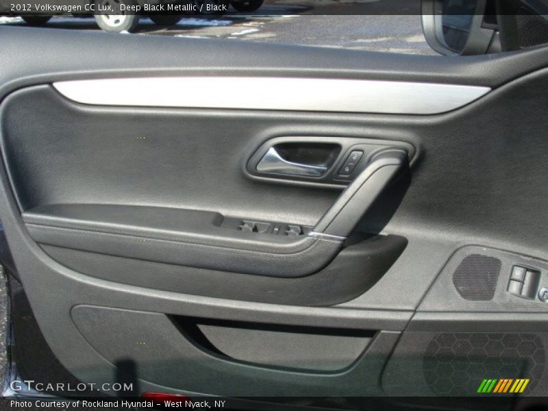 Deep Black Metallic / Black 2012 Volkswagen CC Lux