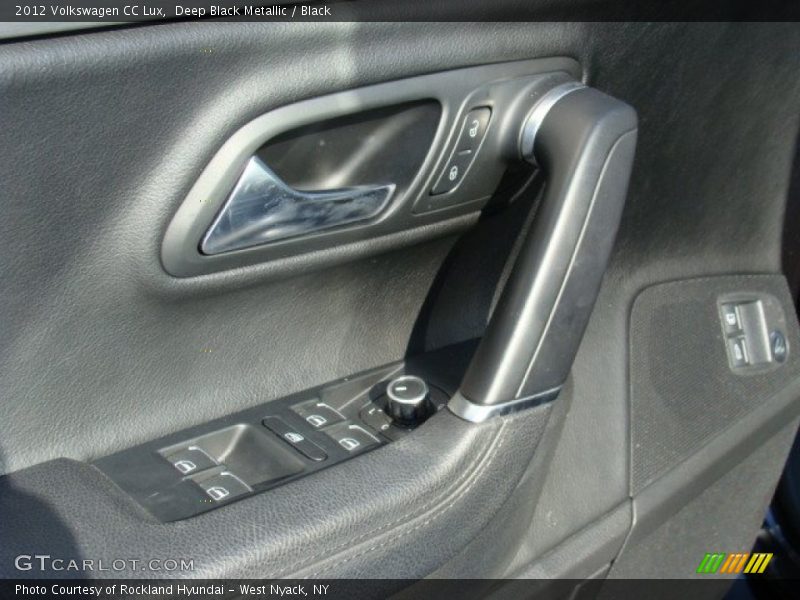 Deep Black Metallic / Black 2012 Volkswagen CC Lux