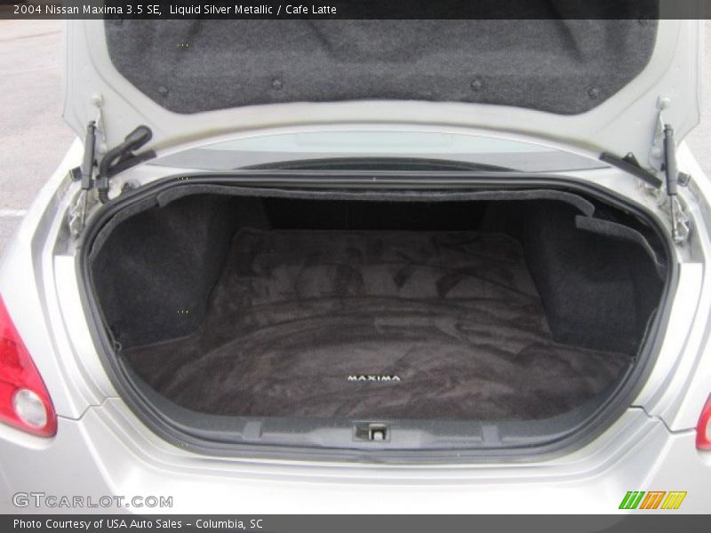 Liquid Silver Metallic / Cafe Latte 2004 Nissan Maxima 3.5 SE