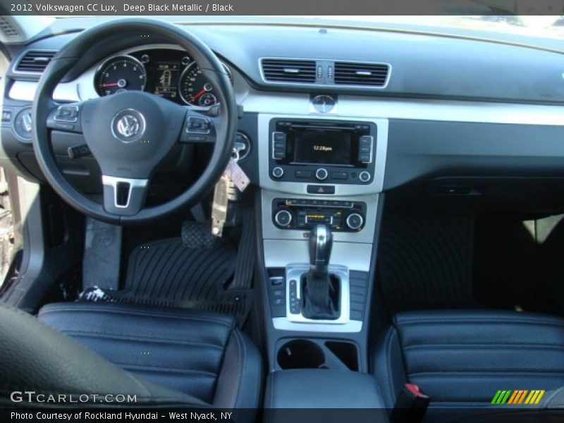 Deep Black Metallic / Black 2012 Volkswagen CC Lux