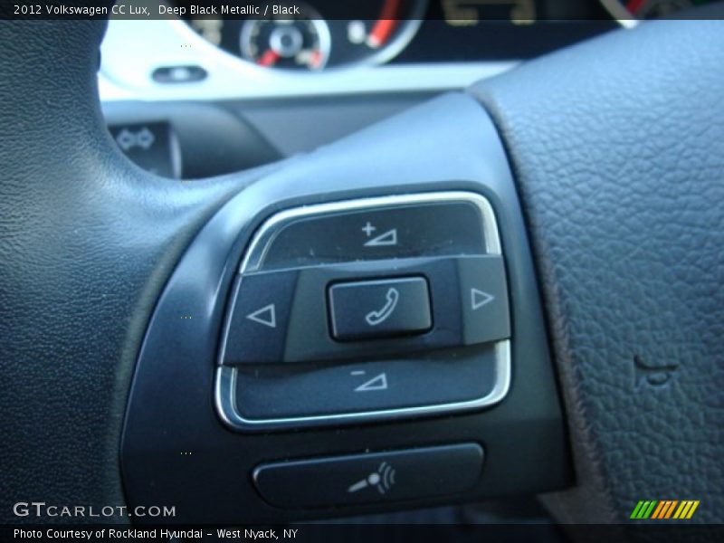 Deep Black Metallic / Black 2012 Volkswagen CC Lux