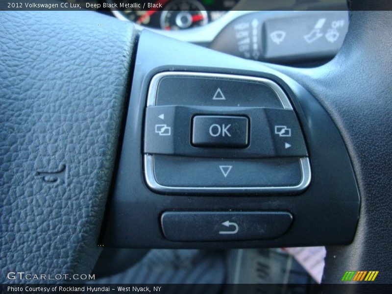 Deep Black Metallic / Black 2012 Volkswagen CC Lux