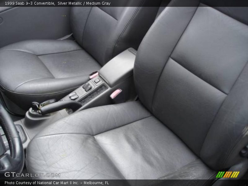 Silver Metallic / Medium Gray 1999 Saab 9-3 Convertible