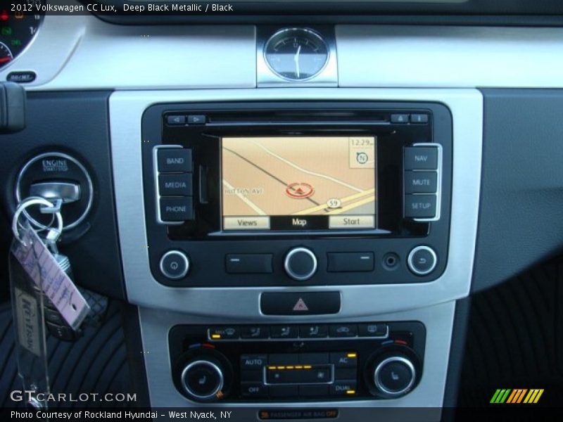 Deep Black Metallic / Black 2012 Volkswagen CC Lux
