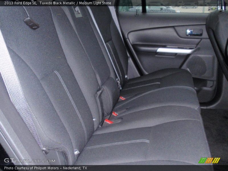 Tuxedo Black Metallic / Medium Light Stone 2013 Ford Edge SE