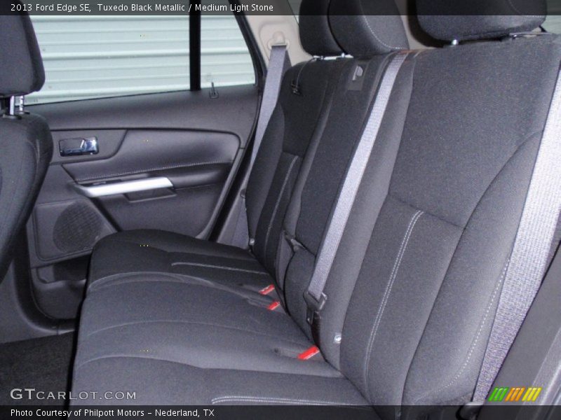 Tuxedo Black Metallic / Medium Light Stone 2013 Ford Edge SE
