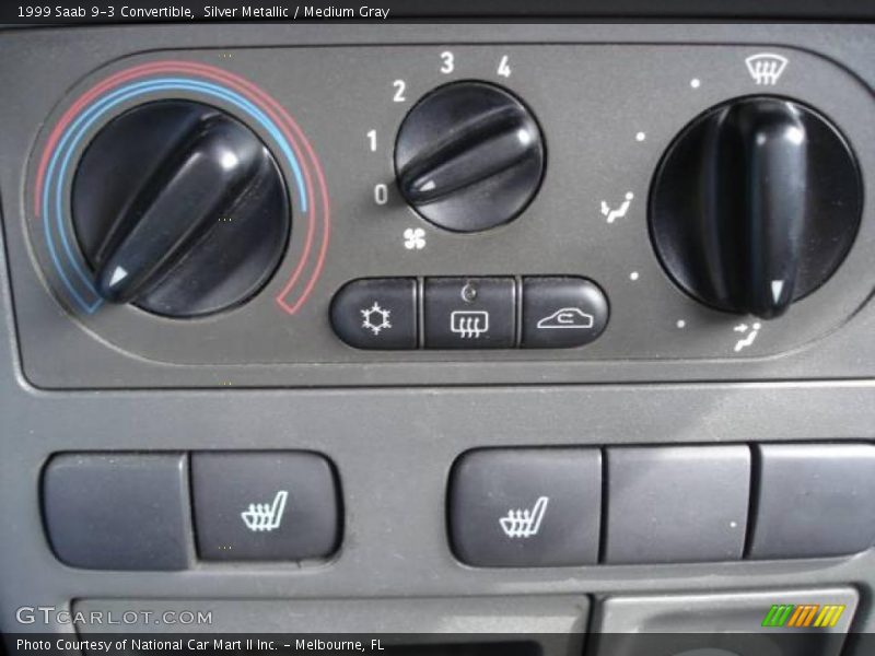 Silver Metallic / Medium Gray 1999 Saab 9-3 Convertible