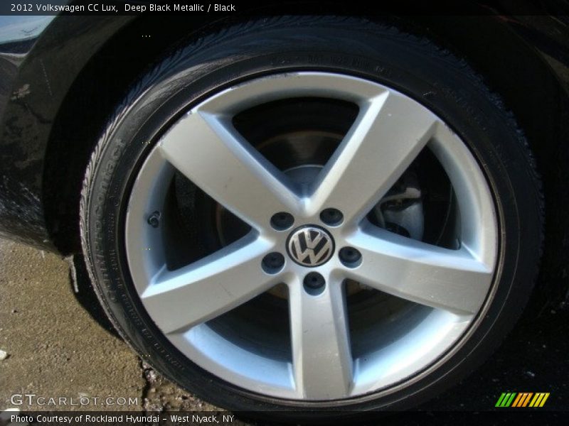 Deep Black Metallic / Black 2012 Volkswagen CC Lux