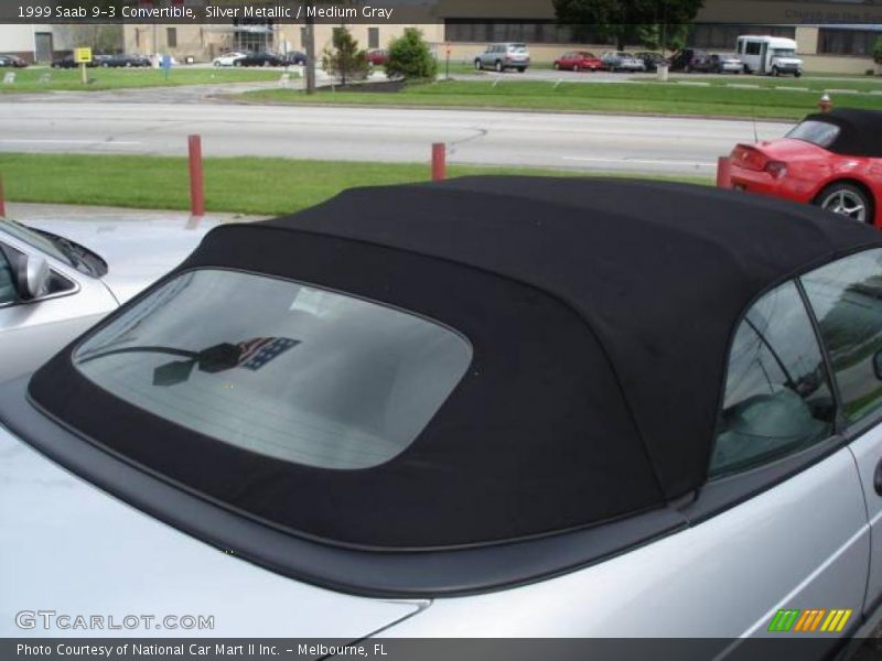 Silver Metallic / Medium Gray 1999 Saab 9-3 Convertible