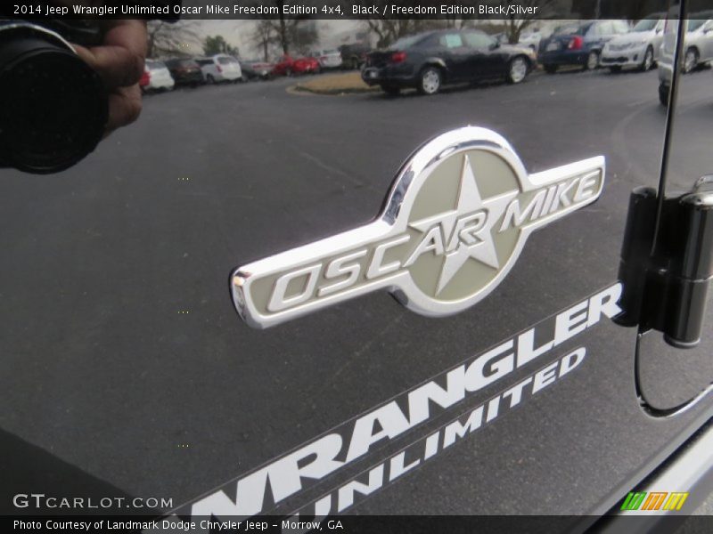 Black / Freedom Edition Black/Silver 2014 Jeep Wrangler Unlimited Oscar Mike Freedom Edition 4x4