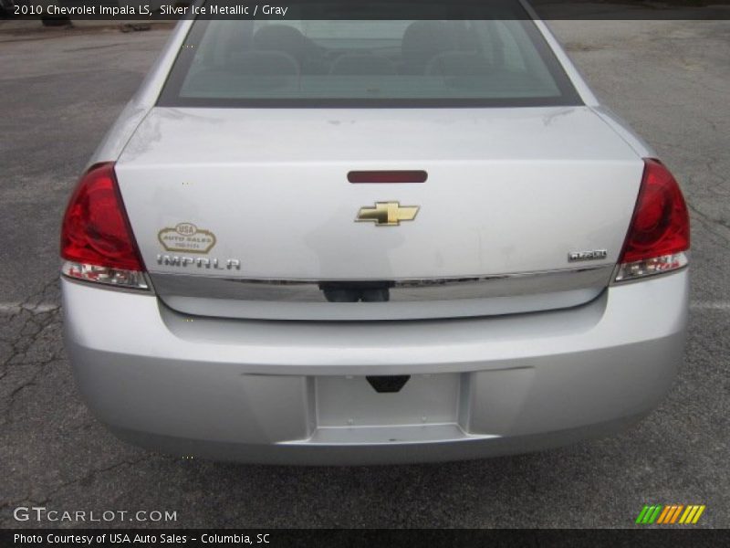 Silver Ice Metallic / Gray 2010 Chevrolet Impala LS