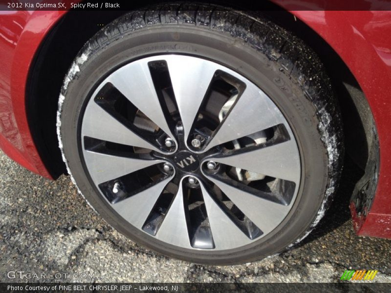 Spicy Red / Black 2012 Kia Optima SX