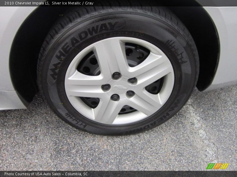 Silver Ice Metallic / Gray 2010 Chevrolet Impala LS