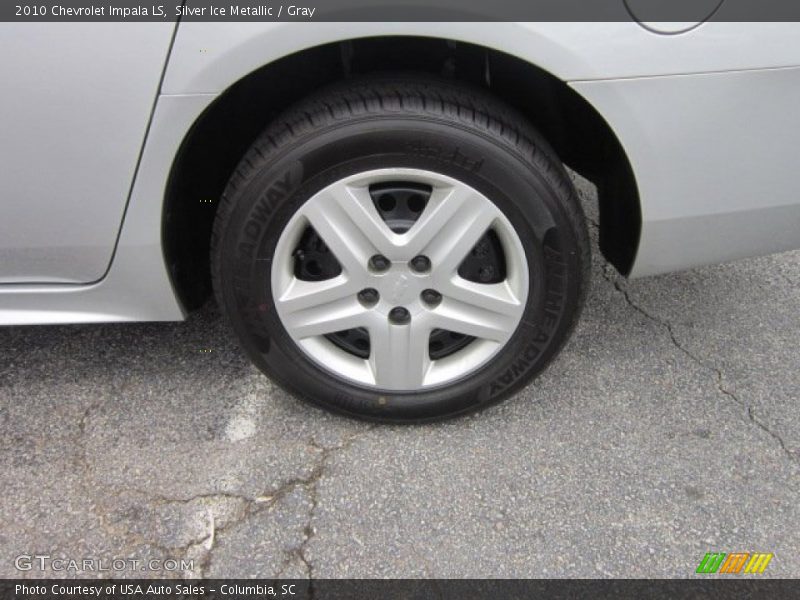 Silver Ice Metallic / Gray 2010 Chevrolet Impala LS