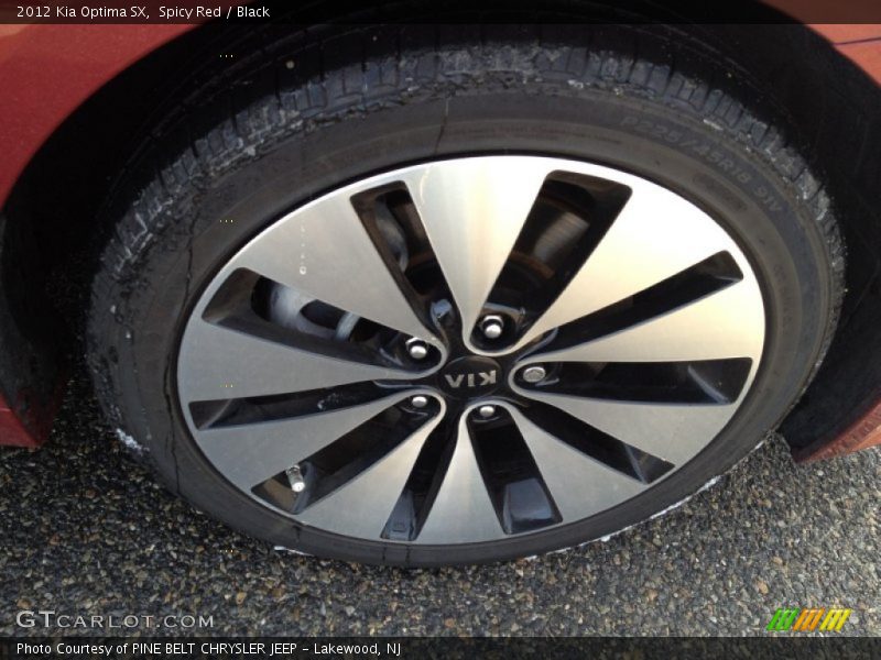 Spicy Red / Black 2012 Kia Optima SX
