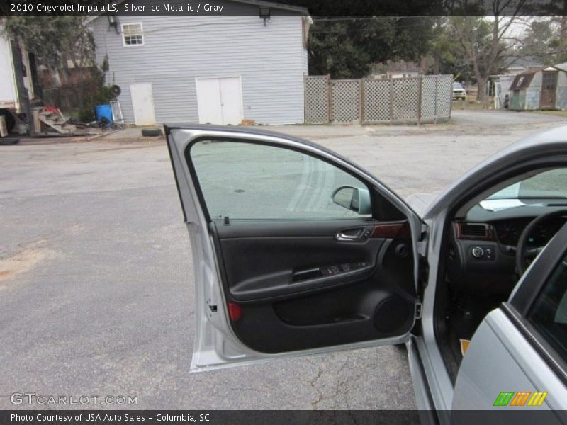Silver Ice Metallic / Gray 2010 Chevrolet Impala LS