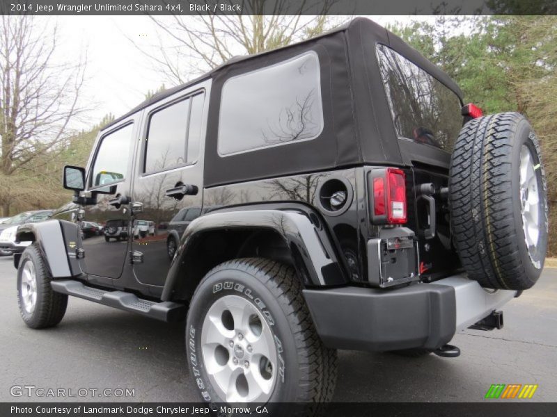 Black / Black 2014 Jeep Wrangler Unlimited Sahara 4x4