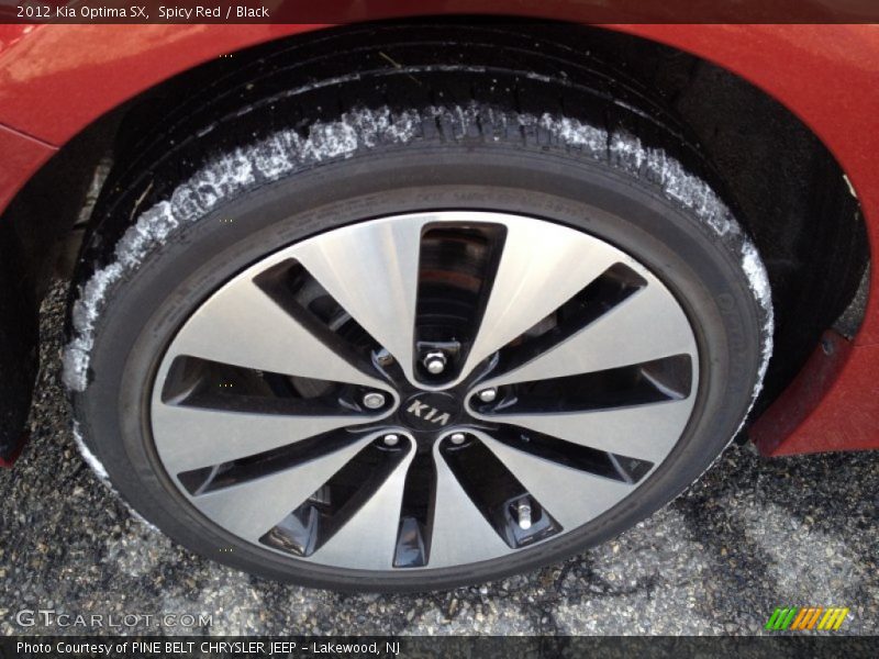 Spicy Red / Black 2012 Kia Optima SX