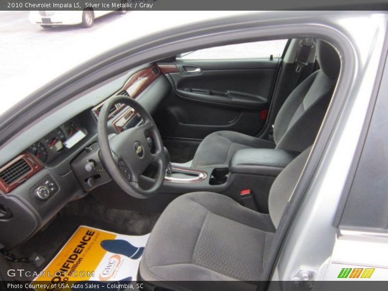 Silver Ice Metallic / Gray 2010 Chevrolet Impala LS