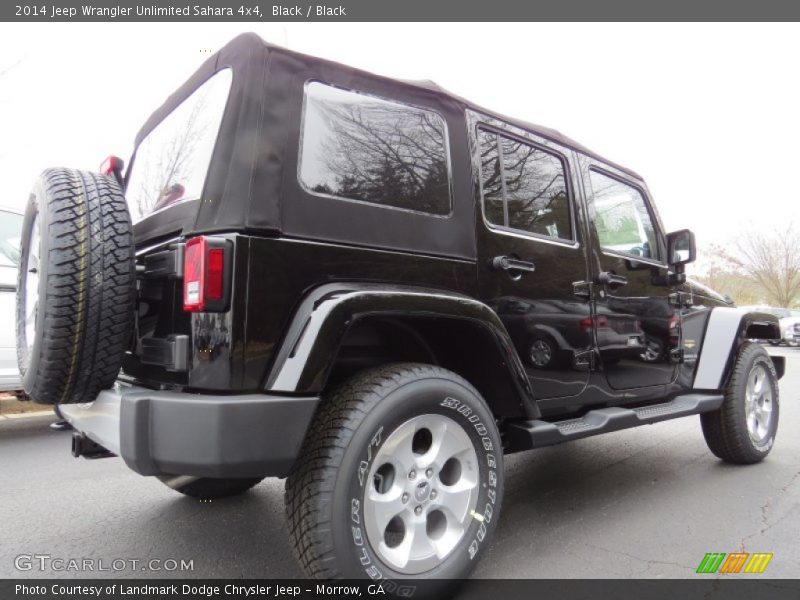 Black / Black 2014 Jeep Wrangler Unlimited Sahara 4x4