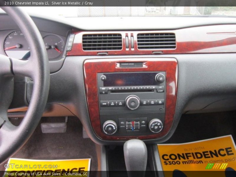 Silver Ice Metallic / Gray 2010 Chevrolet Impala LS
