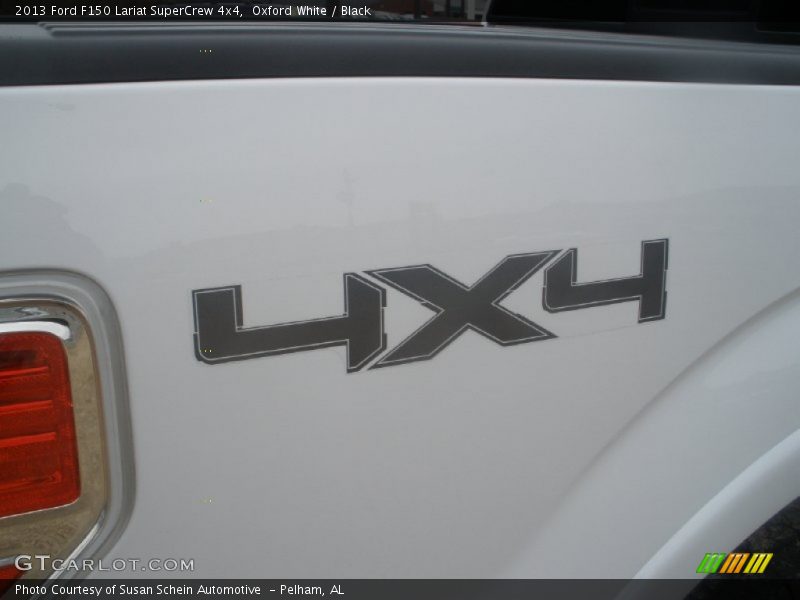 Oxford White / Black 2013 Ford F150 Lariat SuperCrew 4x4