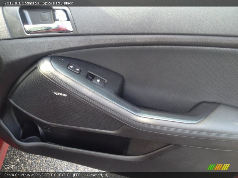 Spicy Red / Black 2012 Kia Optima SX