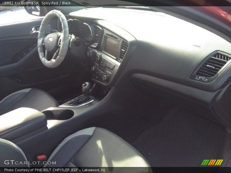 Spicy Red / Black 2012 Kia Optima SX
